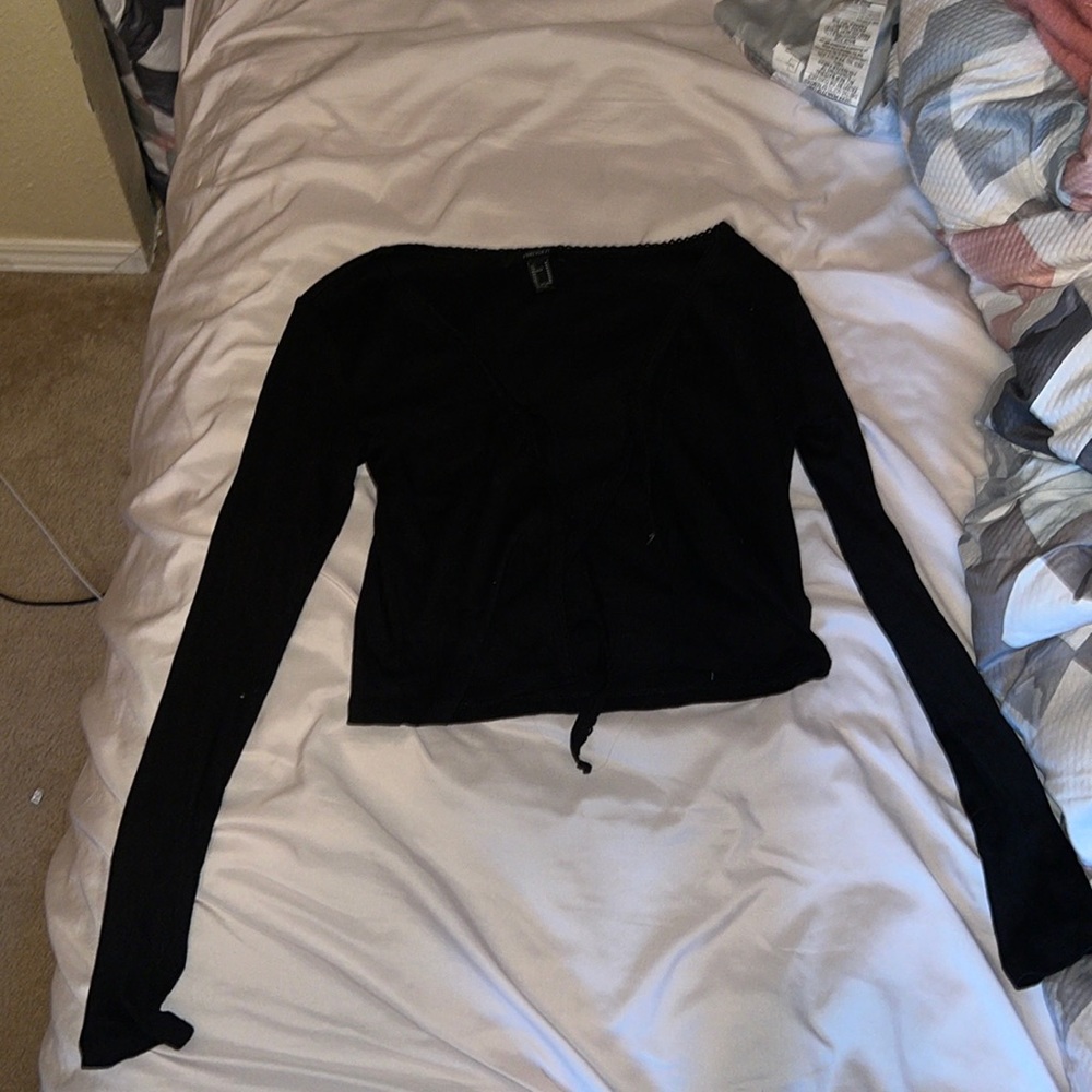 forever 21 crop cardigan